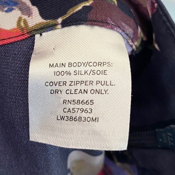 LEWIT Silk Asymmetrical Floral Skirt - Picture 6 of 6